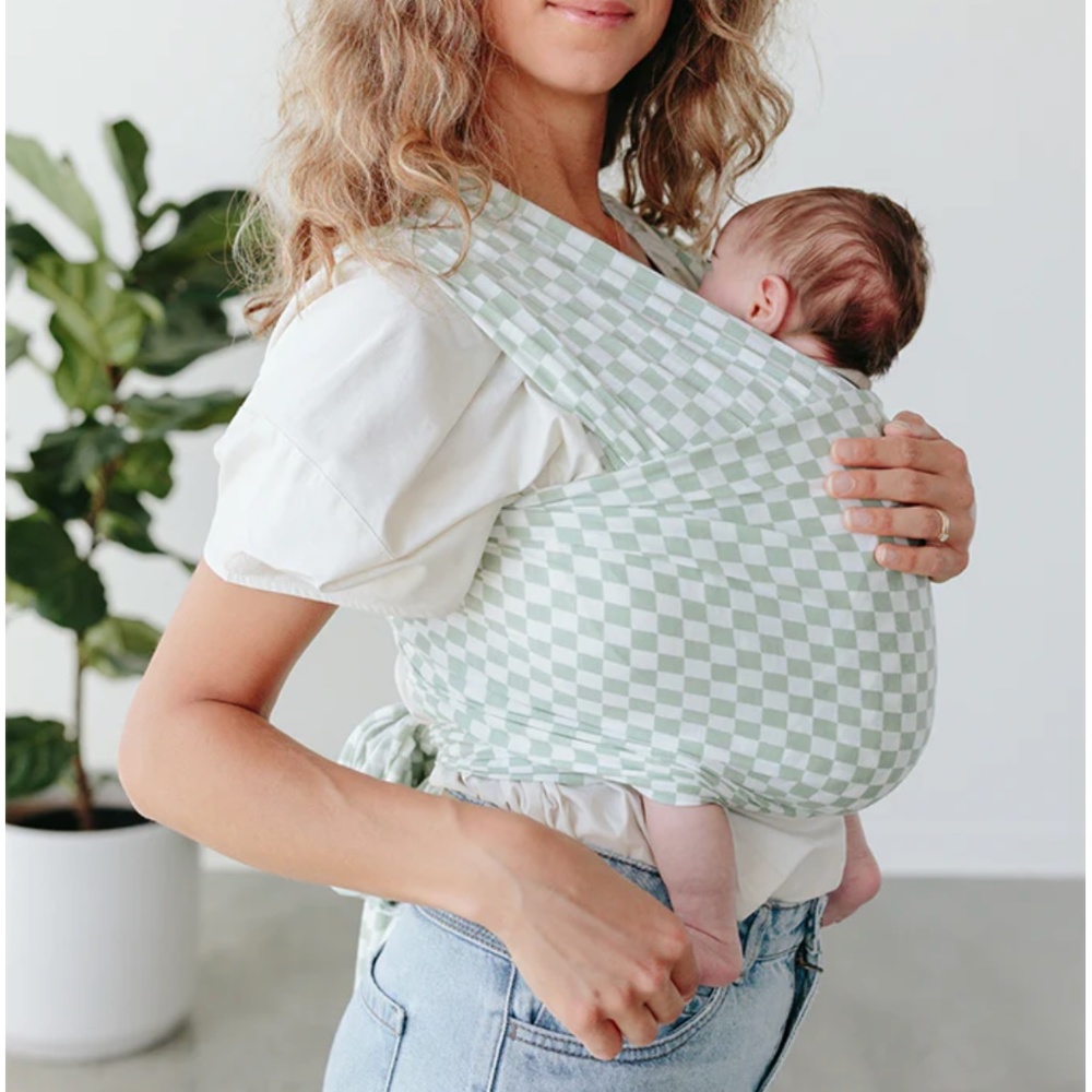 Solly Baby Wrap - Fern Chequer